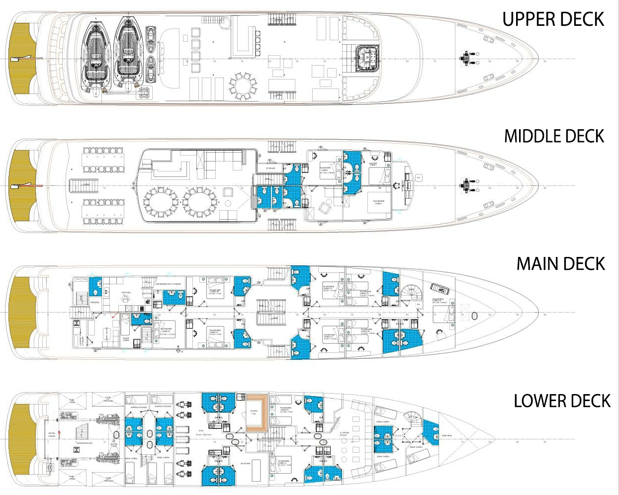yacht-agape-rose-layout